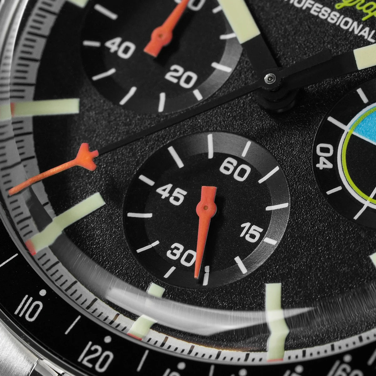 Watchdives WD1863 39mm Watch VK63 Quartz Chronograph Movement BGW9 Luminous 10Bar Waterproof 39mm Vintage Watches