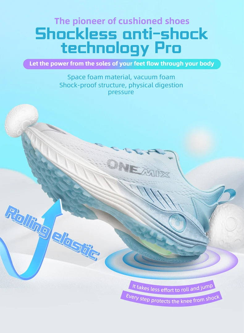 Ležérní běžecké boty ONEMIX – prodyšné letní joggingové boty pro muže, lehká dámská obuv do posilovny, venkovní pánské tlumicí sportovní boty