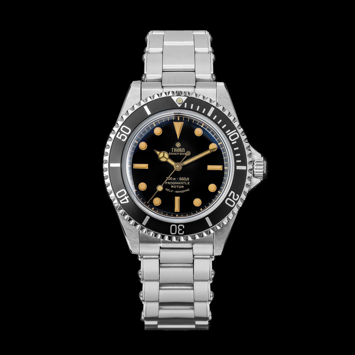 THORN T023 V2 40mm Men Watch 316 Stainless Steel PT5000 Automatic Movement Mechanical Watch Sapphire 200m Waterproof Writwatch