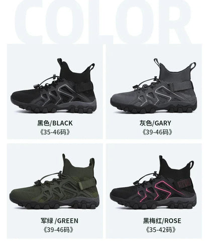 Unisex Breathable Quick Drying Fishing Water Sport Shoes Summer Upstream Barefoot Aqua Boots Outdoor Non-Slip Women Beach Shoes