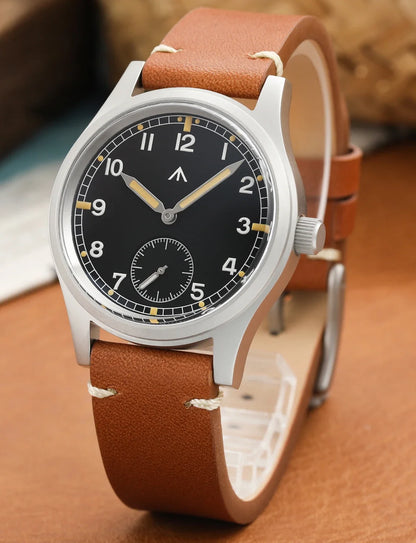 Militado D12 Quartz Watch Men VD78 Movement Domed Sapphire Crystal V2 Clear AR Coating Wristwatch 10Bar Water Resistance Watches