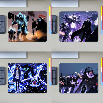 Oblíbená herní podložka pod myš s motivem komiksu Solo Leveling, XS malá podložka pod myš pro PC hráče, dekorace na stůl, kancelářská podložka pod myš, deskmat, kobereček