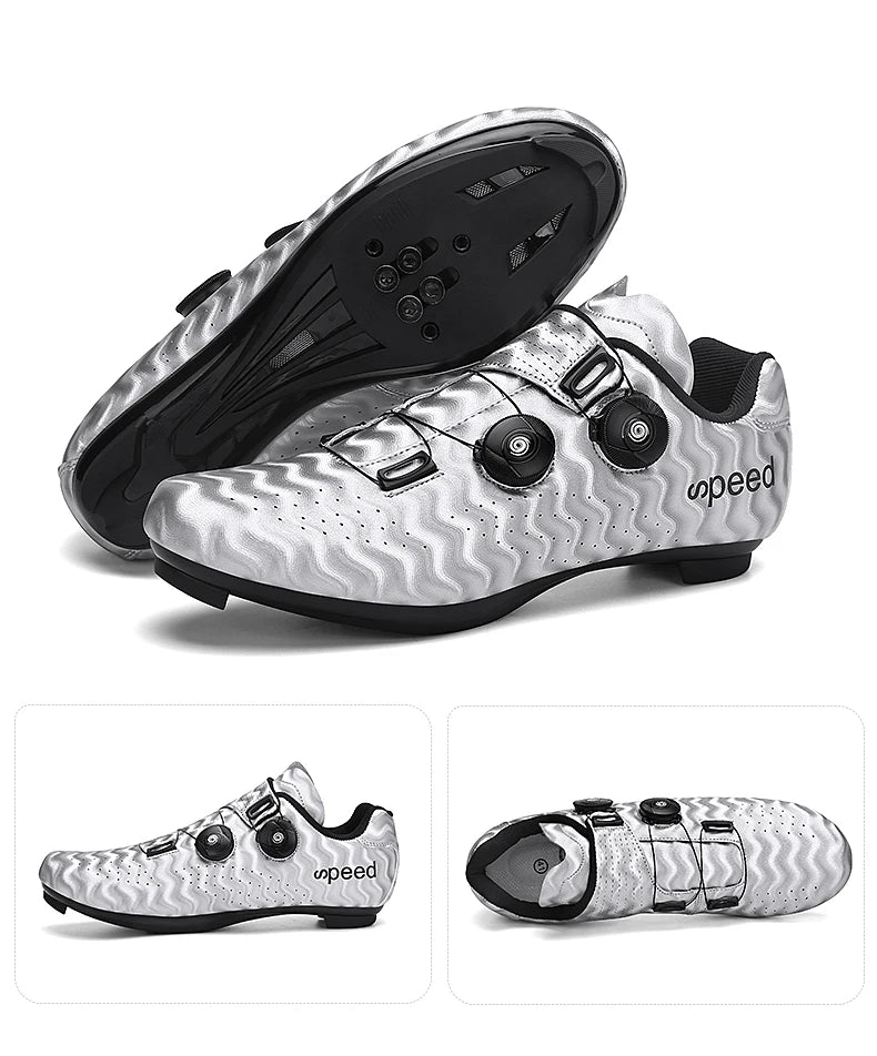 New cycling shoes road cycling men's racing competition self-locking speed cycling sports shoes women's Spd Cleats cycling shoes