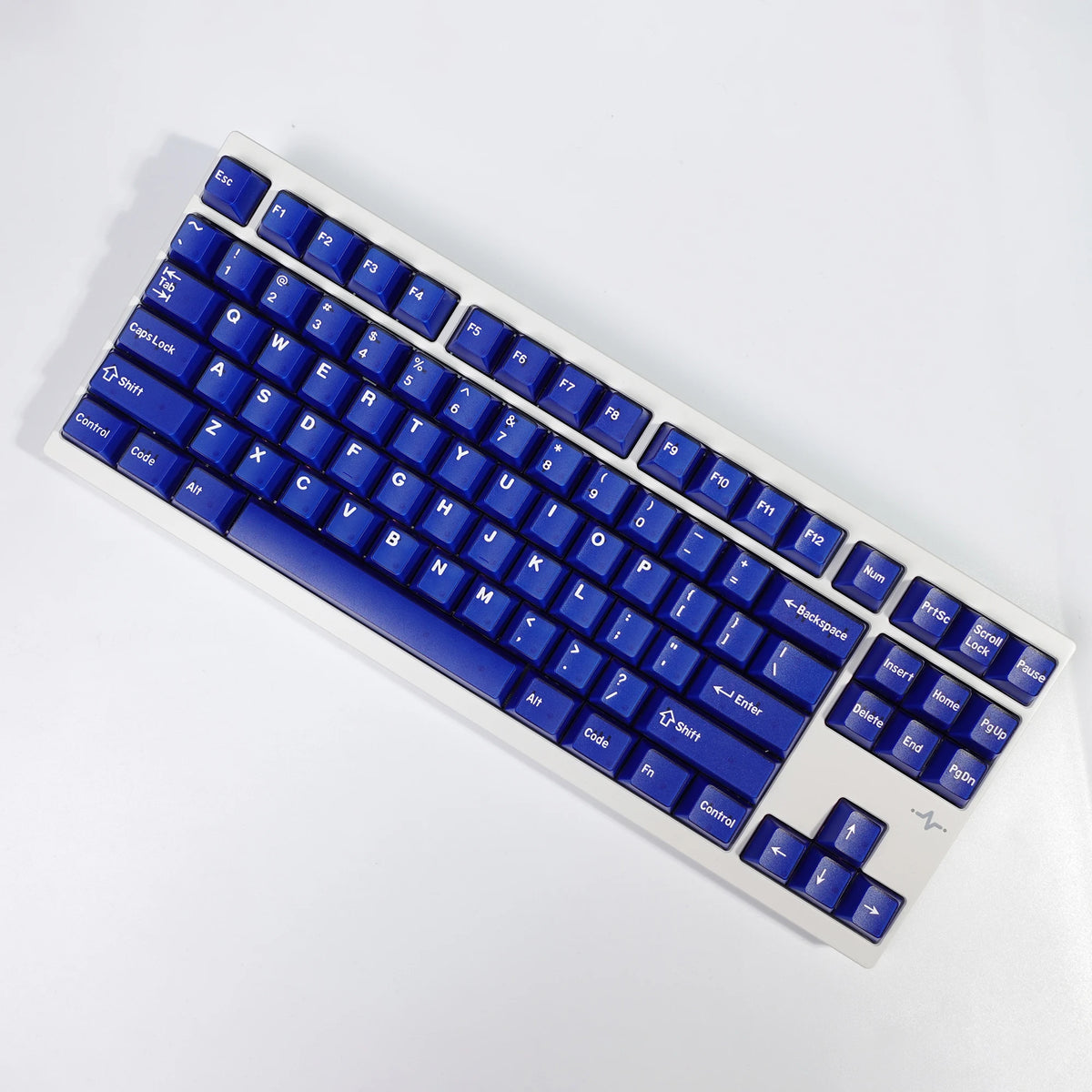 KBDiy 174 Keys PBT Cherry Profile Blue Jade Keycaps for Game Mechanical Keyboard Double Shot DIY for Aula F75 F87 F99 Key Caps