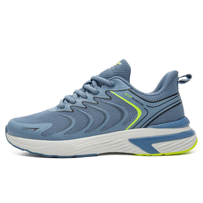 Baasploa Men's Running Shoes Casual Lightweight Mesh Breathable Sneakers Male Outdoor Non-Slip Wear-Resistant Sports Shoes