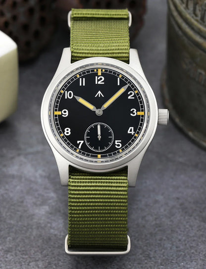 Militado D12 Quartz Watch Men VD78 Movement Domed Sapphire Crystal V2 Clear AR Coating Wristwatch 10Bar Water Resistance Watches
