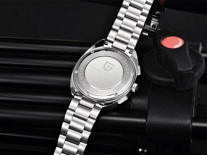 Pagani design2026fashion men's quartz watch top brand luxury sapphire VK63 men's chronograph all-steel diving relógios masculino
