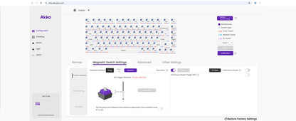 AKKO TAC75 HE Magnetic Switch Keyboard 75% Gaming Keyboard with Rapid Trigger, 8K Polling Rate, RGB Wired Custom Mechanical Keyboard for Esports