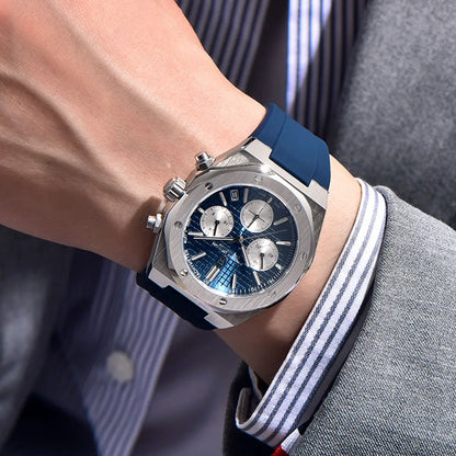 PAGANI DESIGN 2026 New VK63 Men's Business Quartz Watch Sapphire Stainless Steel 20Bar Waterproof Sports Chronometer Code Watch