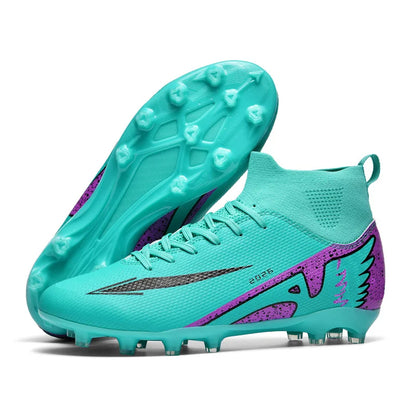 New Men Soccer Shoes High-quality Indoor Football Boots Sports Shoes Futsal High Ankle Non-Slip Outdoor Ultralight Non-Slip