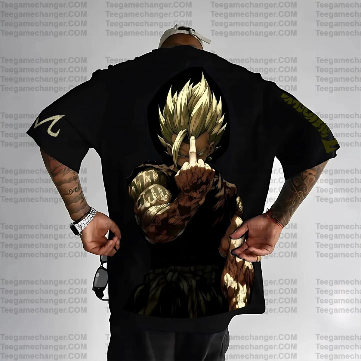 Anime Dragon Ball Son Goku Men Harajuku 2025 Summer T-shirt Oversized Retro Street Women Casual Loose Short Sleeve Unisex Top
