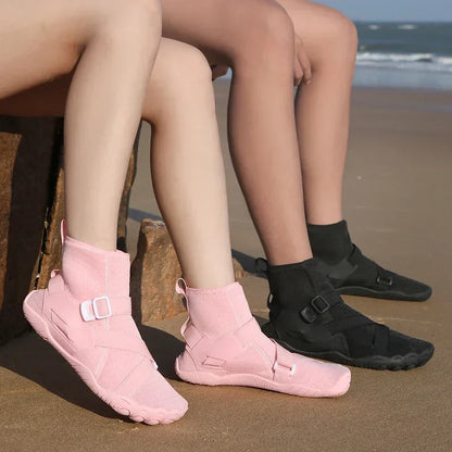 Outdoorové sportovní brodicí tenisky na turistiku, unisex plavecké boty do vody, vysoké barefoot aqua boty na pláž, fitness, potápění a surfování, sandály