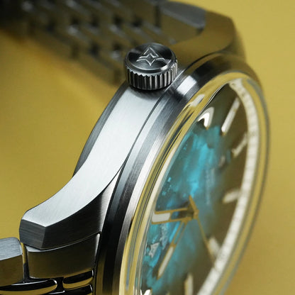 CADISEN 2026 Automatic Mechanical Men's Watch Blue Dial Business Casual 10ATM Waterproof Japan MIYOTA 8215 Movement Wristwatch