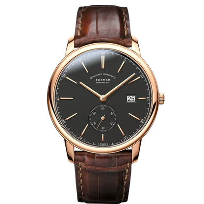 Reloj BORMAN BM3817 TOP nuevo de 42 mm, reloj de lujo para hombre, automático mecánico, cristal de zafiro, ultrafino, impermeable 50M, con subesfera