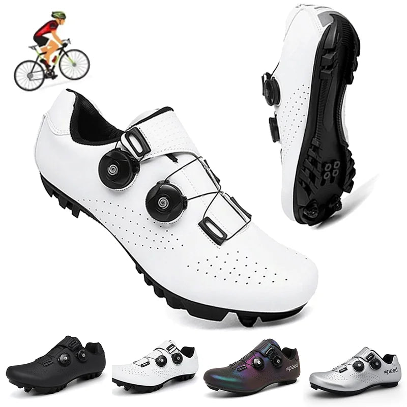 Men Cycling Shoes Suitable for Mountain Sports Pedal Self-Locking Women MTB Cycling Shoes Breathable Cycling Shoes