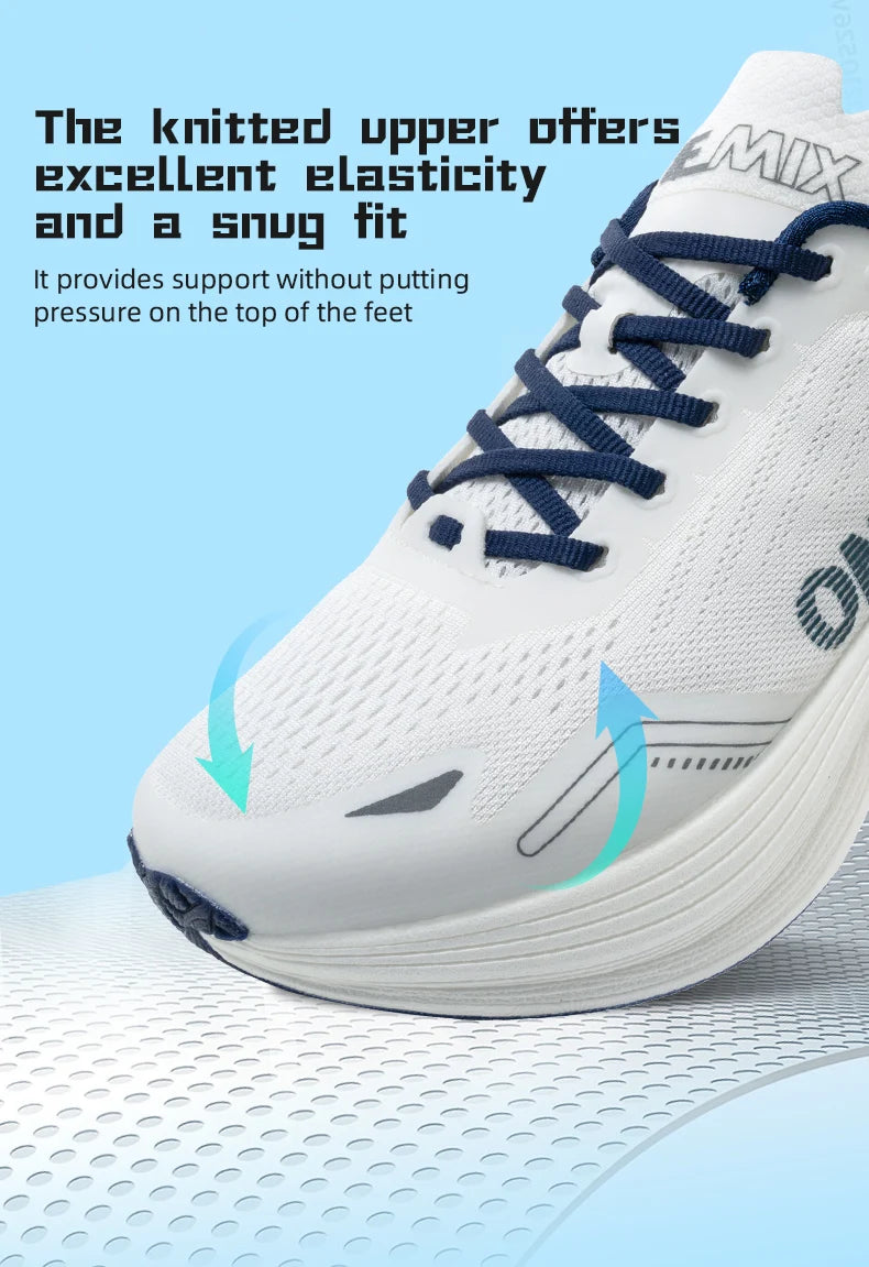 ONEMIX Bumper Max Jogging Running Shoes Unisex Lightweight Sneakers Road Wear-Resistant Fashion Sports Fitness Shoes