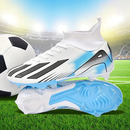 New Men Soccer Shoes Adult Non-Slip Football Boots Cleats Boys Ultralight Sport Sport Outdoor Comfortable Training Match Grass