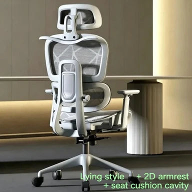 Ergonomic Office Chair Adjustable Recliner Gaming Computer Chair with Lumbar Support, 360° Swivel Wheels, Comfortable Executive Desk Chair