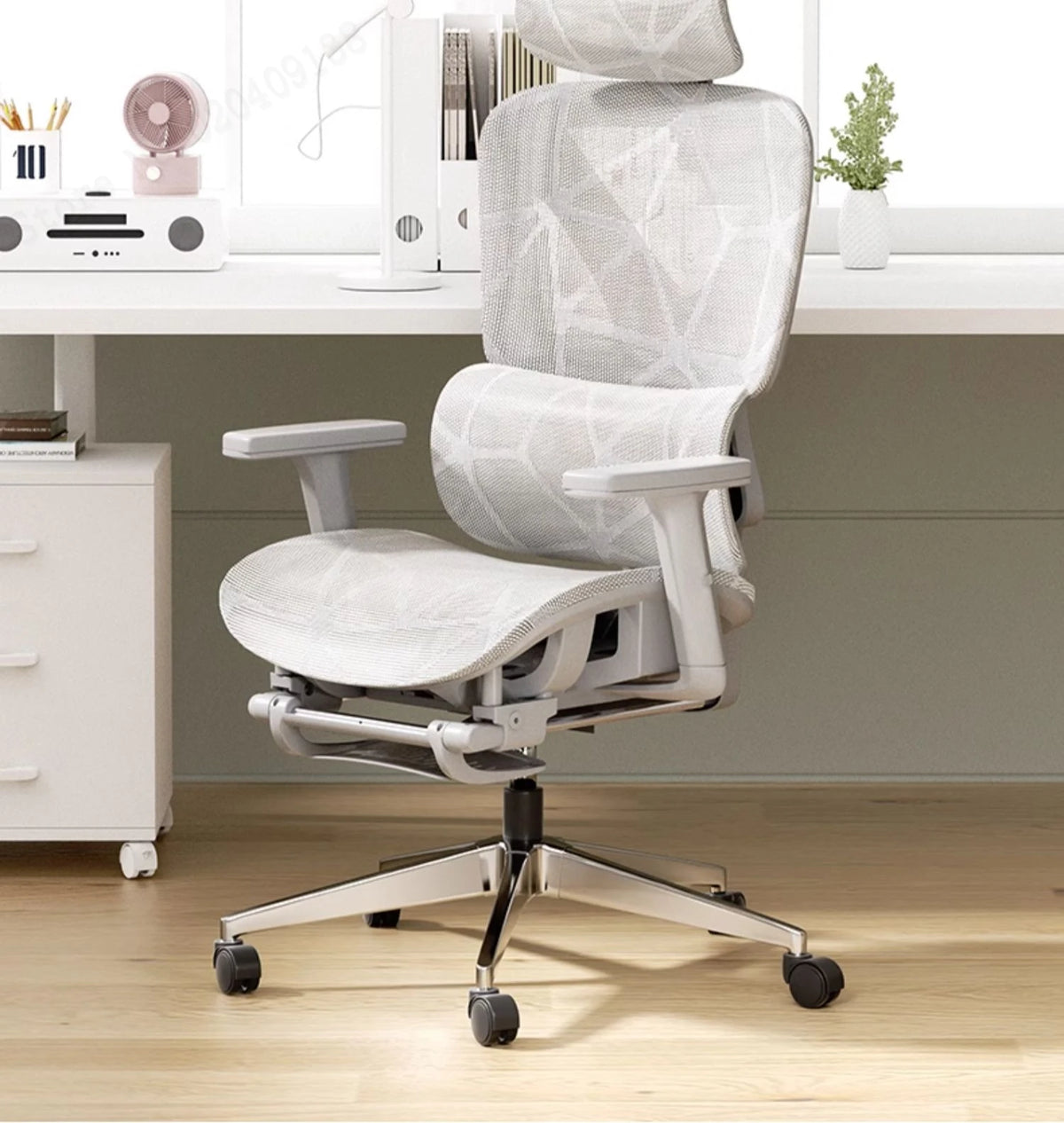 New E07 Pro Ergonomic Chair Sedentary Comfort Office Chair Home Study Gaming Chair Backrest Adjustable Seat with Footrest
