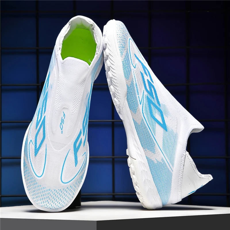 Nové pánské fotbalové boty na trávu pro dospělé, protiskluzové kopačky, ultralehké sportovní sálové boty, FG turf futsal, pohodlné
