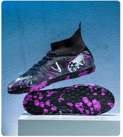 Men Professional Football Shoes Society Cleats Soccer Shoes Original Indoor Football Field Boots Grass Training TF/FG Sneaker
