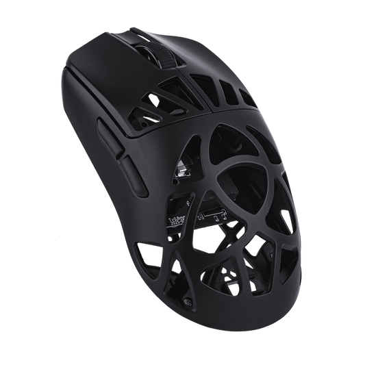 Mouse da gaming wireless EPOMAKER Carbon X cablato/2.4G/BT, da 400 a 30,000 DPI regolabili, con sensore PAW3950 per PC/Mac/Linux