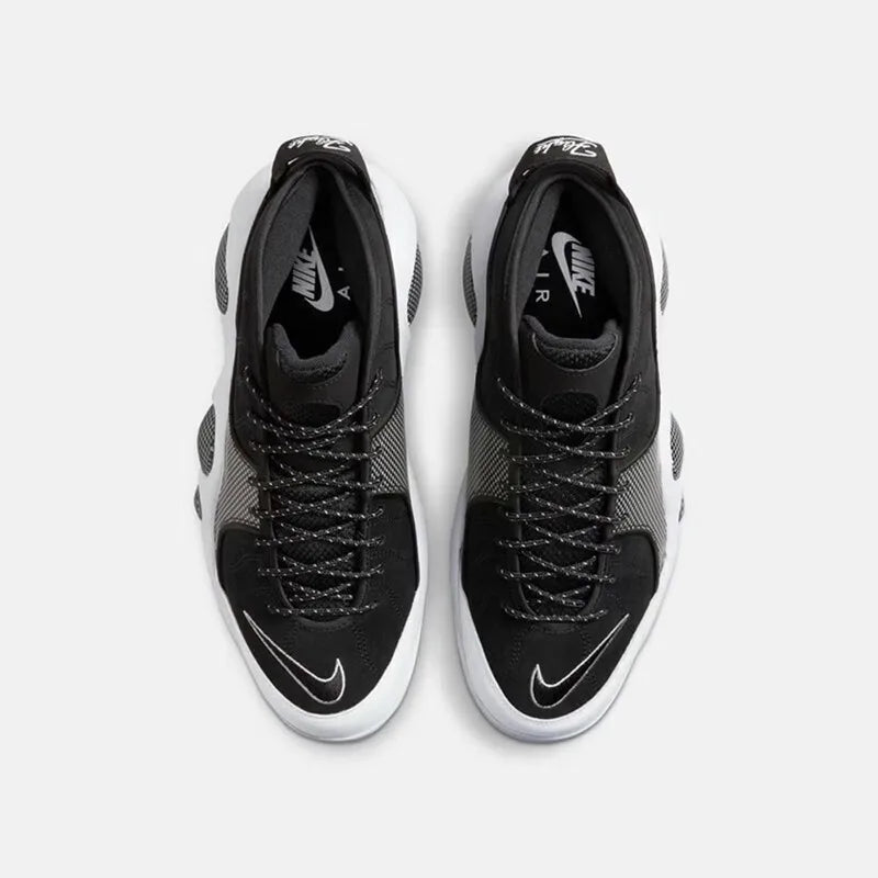 Nike Casual Men's Shoes Air Zoom Flight95 Basketball Shoes Black & White Big Eyes DM0523-001