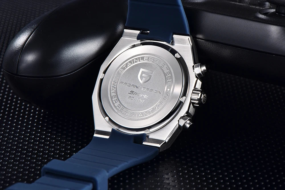 PAGANI DESIGN 2026 New VK63 Men's Business Quartz Watch Sapphire Stainless Steel 20Bar Waterproof Sports Chronometer Code Watch