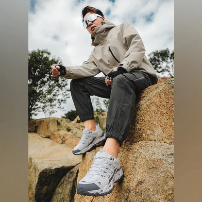 Men Women Hiking Shoes Non-slip Trekking Outdoor Sneakers Sports Shoes Camping Training Jogging Breathable Climbing Trail Shoes