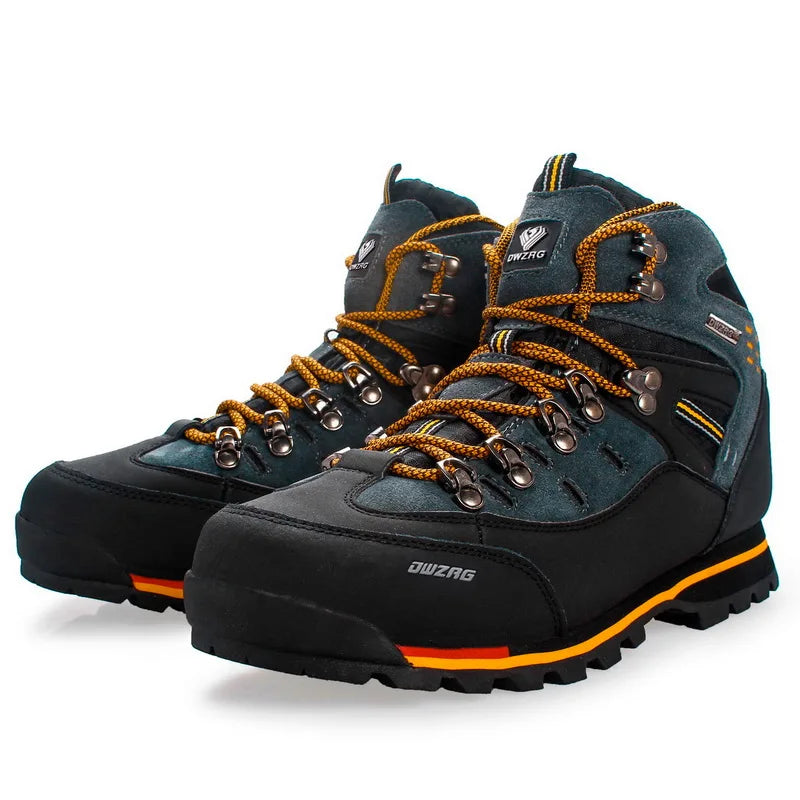 Men Climbing Shoes Outdoor Fashion Anti Slip Wear-resistant Hiking Boots Comfortable Waterproof Snow Walking Travel Sports Shoes