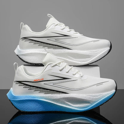 Unisex Sports Shoes Trendy Mesh Breathable Professional Running Shoes Outdoor Fitness Comfortable Lace Up Sports Shoes for Men