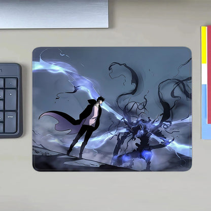 Oblíbená herní podložka pod myš s motivem komiksu Solo Leveling, XS malá podložka pod myš pro PC hráče, dekorace na stůl, kancelářská podložka pod myš, deskmat, kobereček