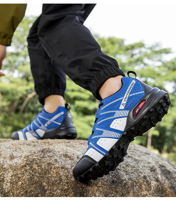 Men's Hiking Shoes Waterproof Non-slip All-terrain Outdoor Sports Shoes Hiking Camping Tactical Training Shoes Bicycle Shoes