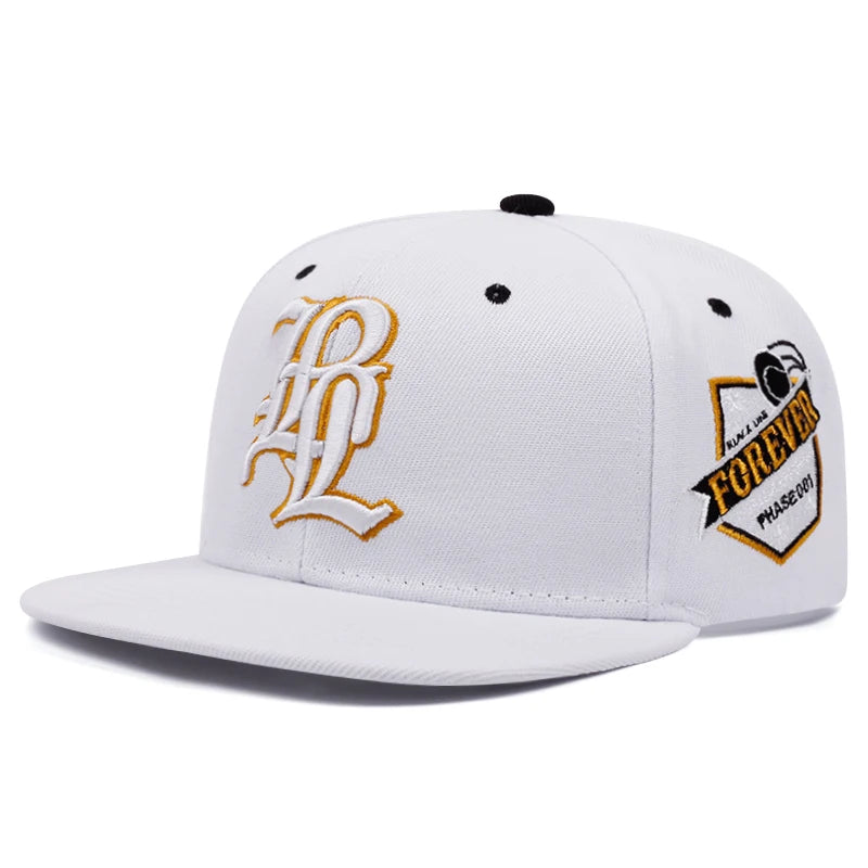Trendy New LPL Side FOREVER Men's Street Hip Hop Hat Skateboard Hat Women's Outdoor Leisure Sunshade Hat Flat Edge Baseball Hat