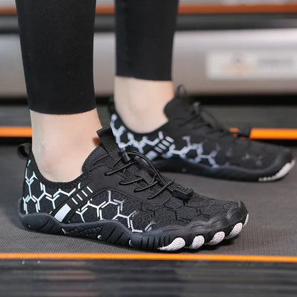 Women Men Aqua Shoes Upstream Wading Water Sneakers Quick Dry Beach Barefoot Outdoor Upstream Wading Water Sports Swimming Shoes