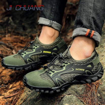 39-50 Water Shoes Men Quick Drying Swim Beach Aqua Shoes for Water Sport Diving Hiking Sailing Travel Sneakers  mountaineering