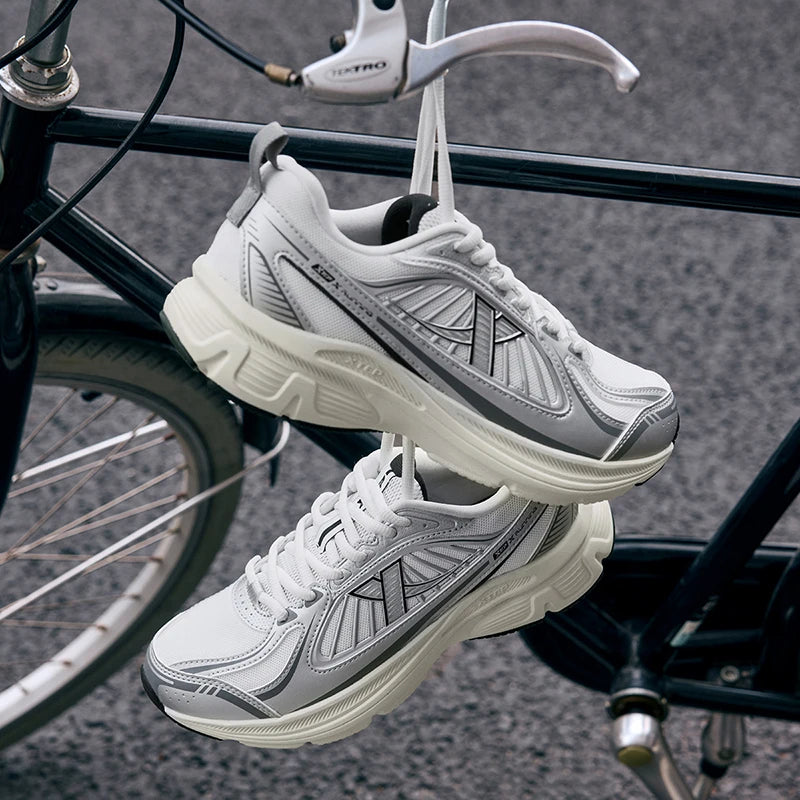 Xtep Juechen Vintage Running Shoes For Women 2025 Spring Fashion Casual Sports Shoes  Stability Daily Sneakers 875118110028