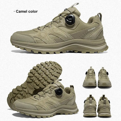 Baasploa Men Hiking Shoes Non-Slip Wear Resistant Outdoor Climbing Walking Shoes for Men Comfort Inner Cotton Outdoor Sneakers