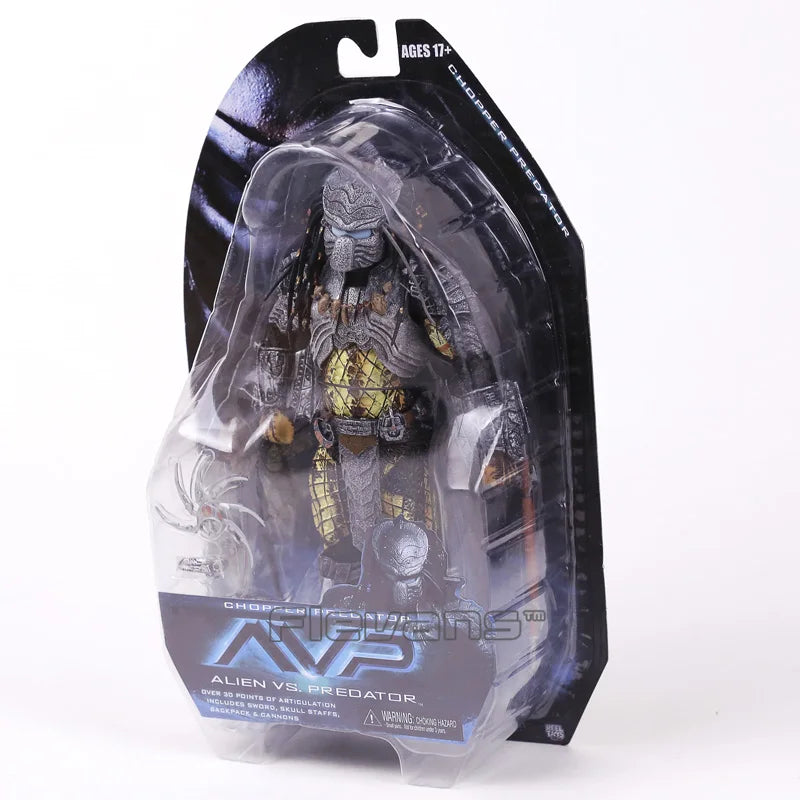 NECA AVP Alien vs. Predator Chopper Celtic Scar Predator 7" akční figurka s pohyblivými klouby, modelová hračka