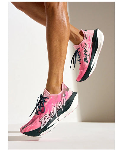 BMAI Breathable 20km Marathon Shoes for Man Cushion Carbon Plate Men's Casual Sneakers Men Luxury Trainers Sports Running Shoe