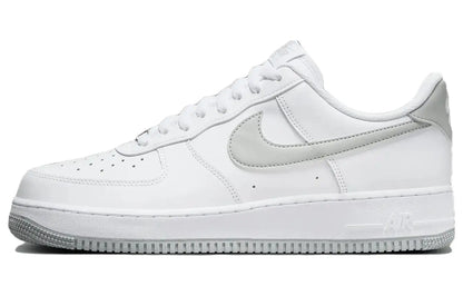 Nike Air Force 1 '07 White Light Smoke Grey Casual Comfortable Cushioning AF1 Low Men Skateboarding Shoes Streetwear FJ4146-100
