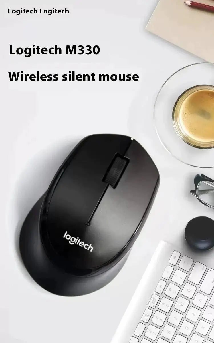 Logitech M330 Professional Office Mouse, Compact, Quiet, Convenient to Carry, Comfortable to Touch, Specifically Designed