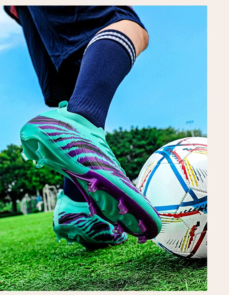 New Men Football Boots Sport Soccer Shoes Match Unisex Ultralight Cleats Comfortable Non-Slip Outdoor Adult Grass High-quality