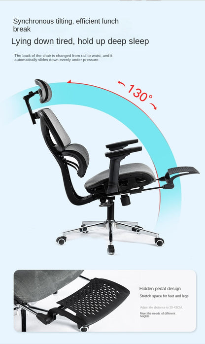 UVR Ergonomic Gaming Chair Office Chair with Reclining Backrest, Adjustable Lift Swivel Computer Gaming Chair with Armrests and Mesh Design